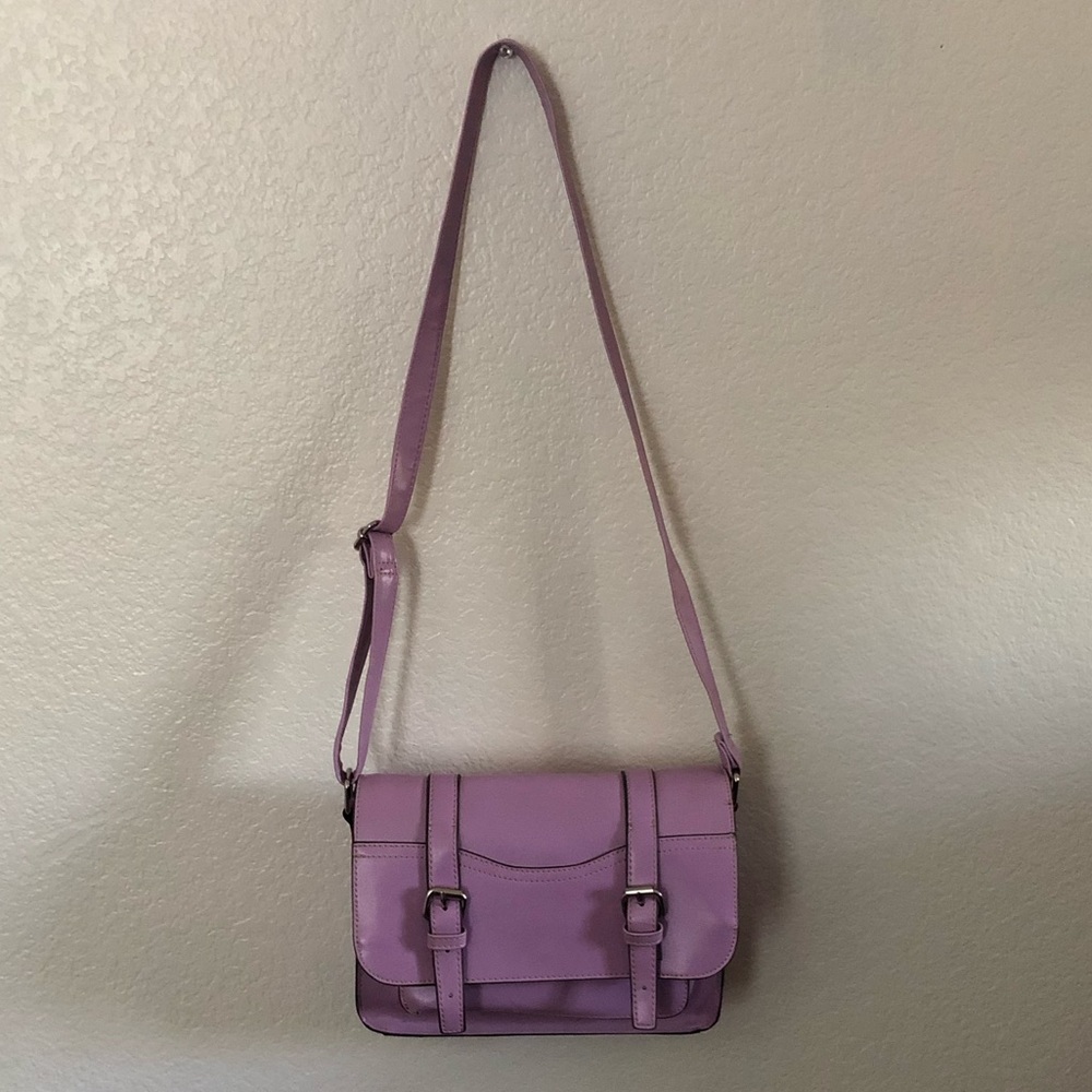 Lavender Crossbody Satchel
